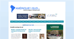 Desktop Screenshot of ameriquedusud.org